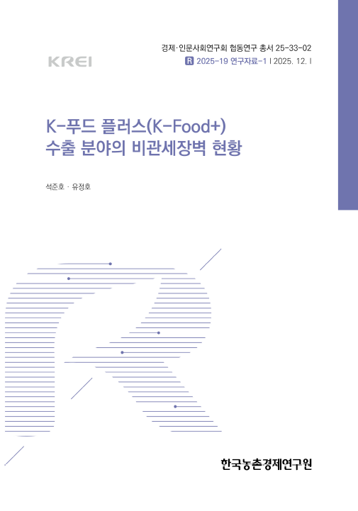 K-푸드 플러스(K-Food+) 수출 분야의 비관세장벽 현황